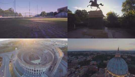 罗马  古建筑高清在线视频素材下载