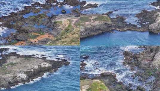航拍新西兰奥玛鲁海岸风光高清在线视频素材下载