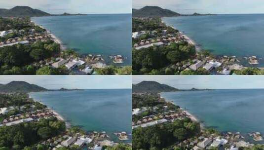 泰国苏梅岛拉迈海滩海滨度假自然风光航拍高清在线视频素材下载