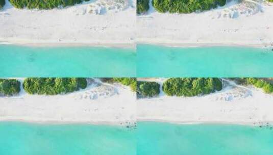 4k夏日海滩空镜航拍高清在线视频素材下载