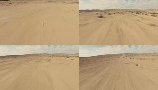 戈壁沙漠FPV航拍高清在线视频素材下载