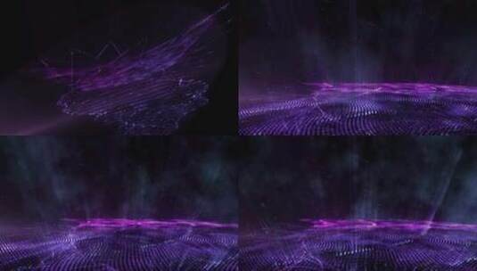 紫色能量背景7高清在线视频素材下载