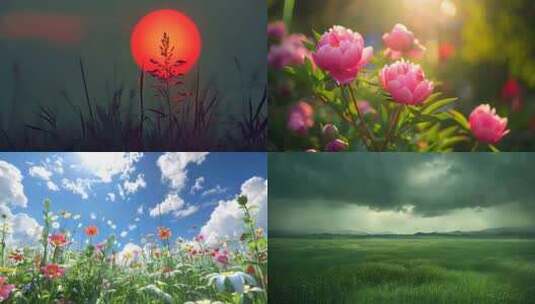 美丽中国 爱护地球 绿色地球 和平高清在线视频素材下载