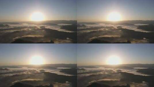 贵州凯里航拍 云雾袅绕的凯里 DJI_0006高清在线视频素材下载