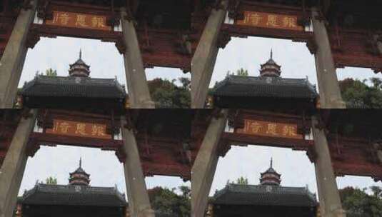 苏州北寺塔古建筑高清在线视频素材下载