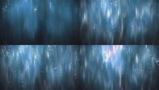 梦幻唯美大气蓝色粒子8k宽屏舞台背景高清在线视频素材下载