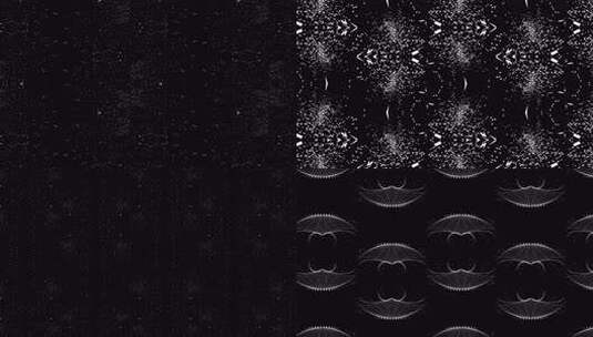 28 4K抽象黑白粒子运动背景高清在线视频素材下载