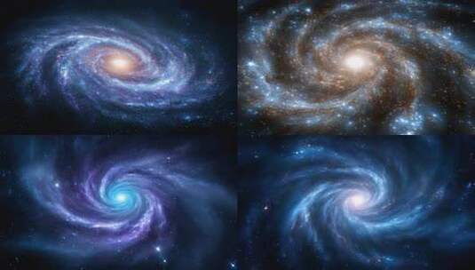 【4K高清】19个浩瀚无垠的宇宙星系视频高清在线视频素材下载