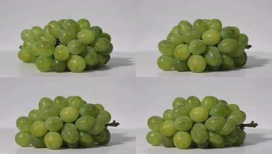 绿葡萄微距特写素材高清在线视频素材下载