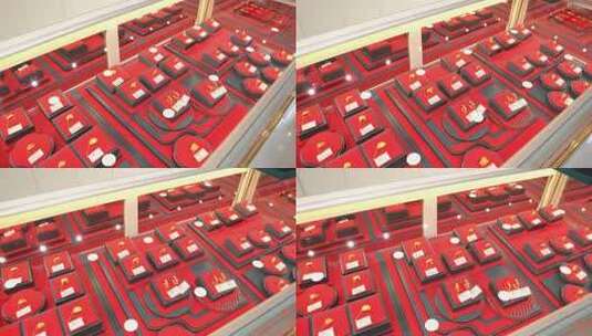 金店珠宝实拍素材高清在线视频素材下载