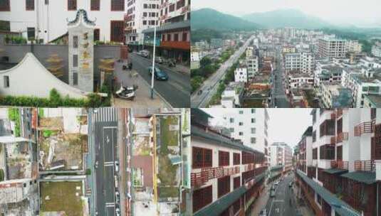 广州从化吕田镇 老街 旧建筑高清在线视频素材下载