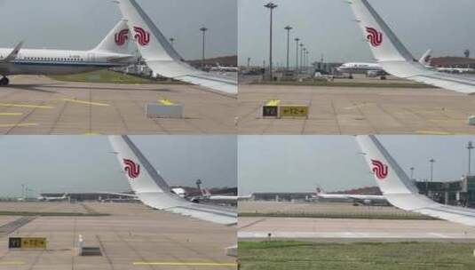 忙碌的北京首都国际机场航站楼高清在线视频素材下载