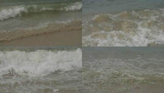 海浪慢镜头高清在线视频素材下载