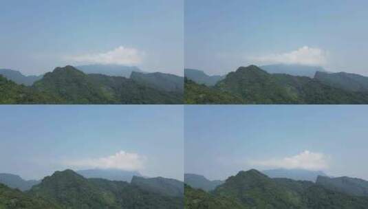 都江堰、青城山附近山脉天空高清在线视频素材下载