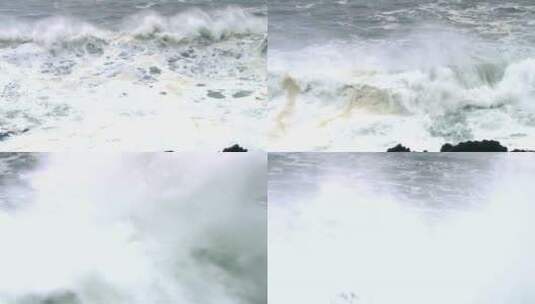 海浪浪花巨浪浪潮15高清在线视频素材下载