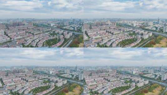 上海城市交通风光南北高架延时高清在线视频素材下载