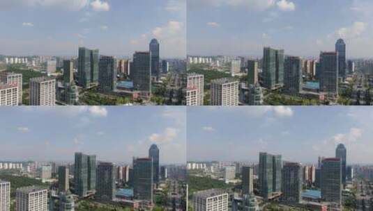 贵阳国家经济开发区高楼建筑高清在线视频素材下载