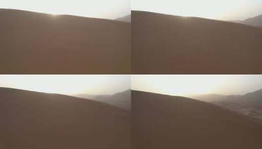 巴丹吉林沙漠航拍高清在线视频素材下载
