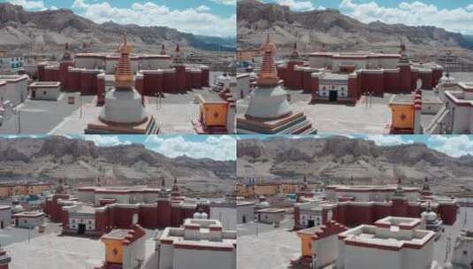 西藏阿里札达县托林寺高清在线视频素材下载