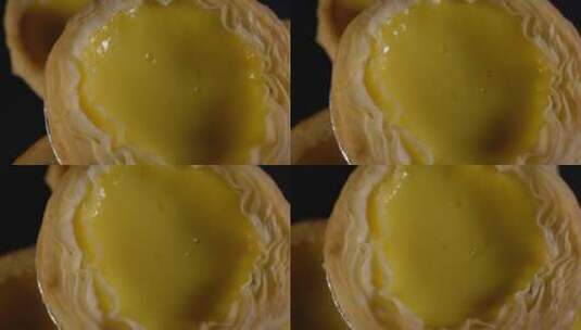 港式甜点蛋挞高清在线视频素材下载