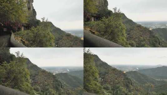 浙江建德大慈岩景区风景高清在线视频素材下载