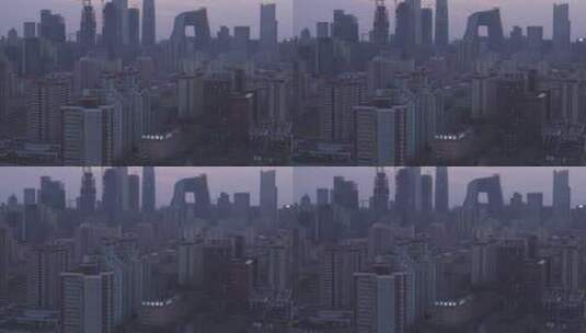 北京城市空镜 清晨氛围高清在线视频素材下载