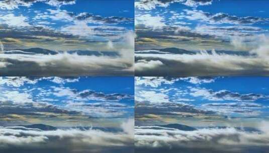 4K蓝天云层延时摄影高清在线视频素材下载