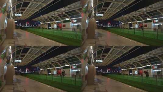 广州有轨电车车站高清在线视频素材下载