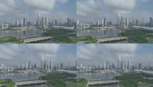 深圳湾航拍全景高清在线视频素材下载