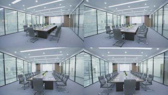 空旷的室内会议室高清在线视频素材下载