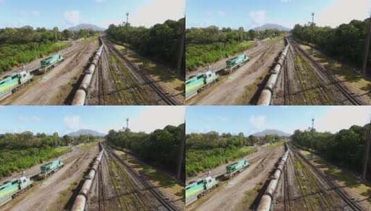 巴西火车铁轨高清在线视频素材下载