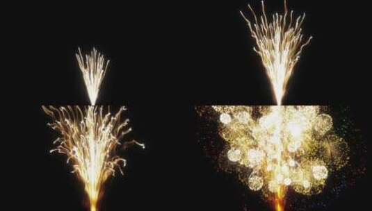 4k多彩烟火闪烁爆炸节日庆祝素材 (16)高清在线视频素材下载