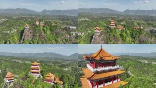 湘西龙山太平山景区高清在线视频素材下载