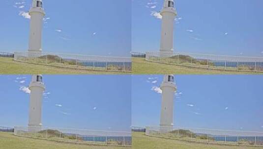 澳大利亚卧龙岗码头灯塔高清在线视频素材下载