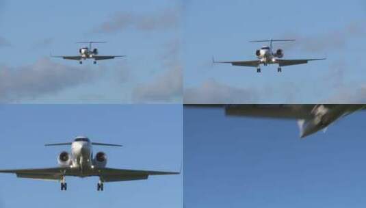 私人飞机特写飞行高清在线视频素材下载