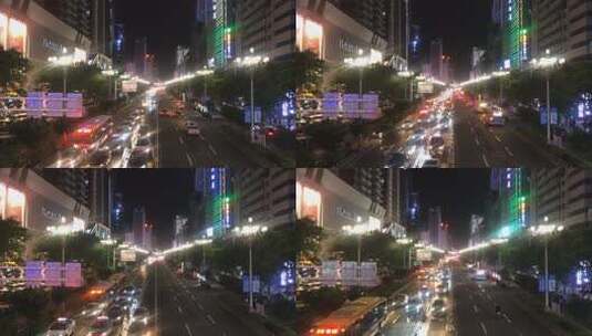 1080P城市街道延时摄影高清在线视频素材下载