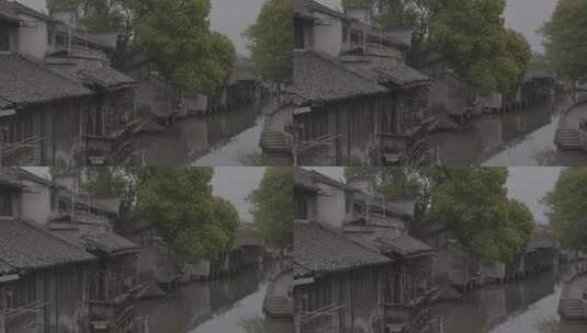 江南水乡乌镇 人文风景 高品质4K log素材高清在线视频素材下载