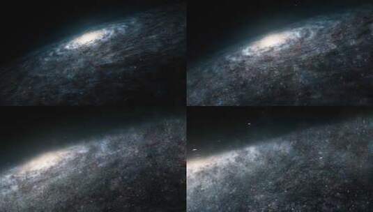 银河系旋转高清在线视频素材下载