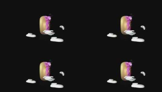 女性甜甜圈-角色套件高清在线视频素材下载