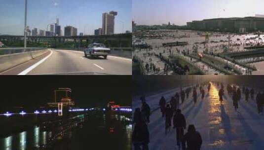 北京90年代年彩色资料影像高清在线视频素材下载