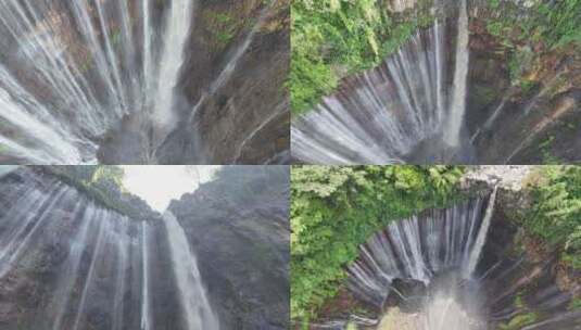 印尼赛武瀑布全景高清高清在线视频素材下载