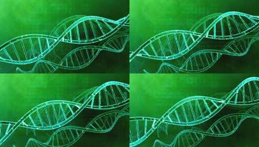 DNA分子，双螺旋链高清在线视频素材下载