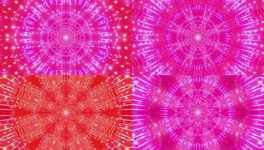 变色粒子3D插图视觉DJ循环高清在线视频素材下载