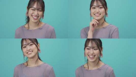 笑会女性高清在线视频素材下载