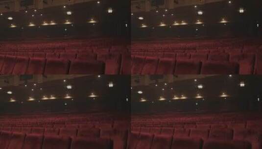 空座位的剧院高清在线视频素材下载
