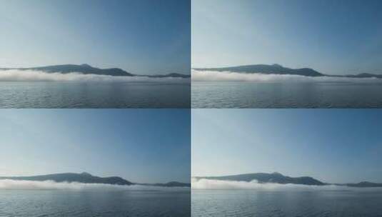 海上雾气的景观高清在线视频素材下载