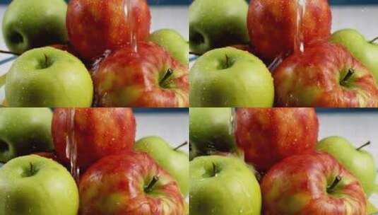 用水洗苹果高清在线视频素材下载