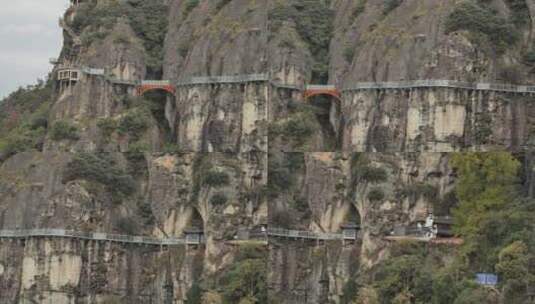 浙江建德大慈岩景区风景高清在线视频素材下载