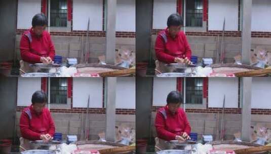 福建 莆田 美食 文化 红团高清在线视频素材下载