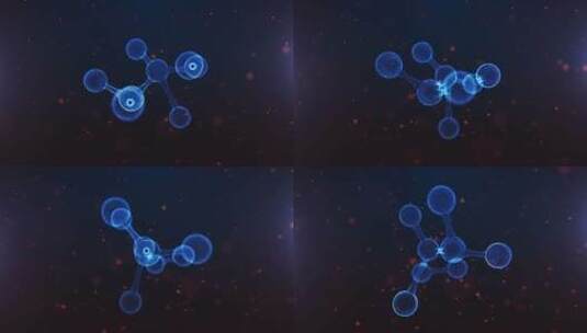 3D渲染DNA细胞生物链高清在线视频素材下载